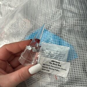 The Dianna Ring - Rhodium Plated